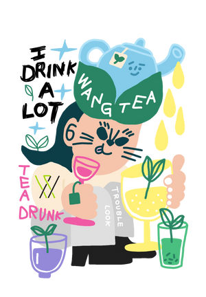 Troublelook 聯名衣-Tea Drunk